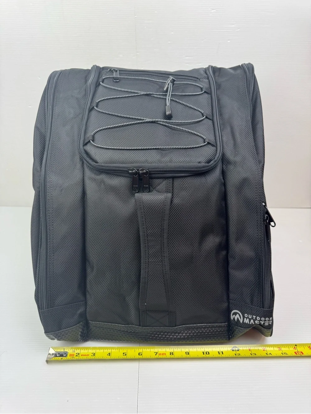 OutdoorMaster Ski Boot Bag Snowboard Backpack Travel Gear Helmet Storage Black